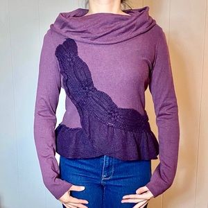 Anthropologie Moth Switching Sides Sweater
